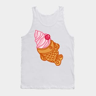 Strawberry Cream Taiyaki Tank Top